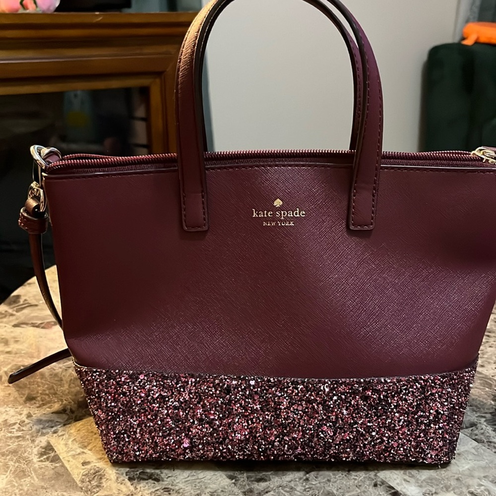 KATE SPADE INA GRETA COURT CHERRYWOOD RED CROSSBODY SHOULDER PURSE BAG SATCHEL